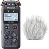 Tascam DR-05X Audio-Recorder mit Fell-Windschutz, Audiorecorder