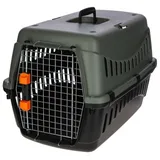 Kerbl Flugzeug-Tiertransportbox Eco, Katzen-Flugbox, 60x40x38,5cm