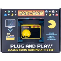 Fizz Creations Pac-Man Retro-Konsole Gelb/Schwarz + Pure