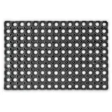 Relaxdays Gummi 60 x 40 cm schwarz