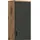 WELLTIME Hängeschrank WELLTIME "Dolo, Breite 37 cm, 1 Tür (Türanschlag wechselbar), 1 Einlegeböden", grau (nox oak), B:37cm H:75cm T:25cm, Schränke, Hängeschrank, Badmöbel, Badschrank, Schrank, Wandschrank, Bad, Badezimmer