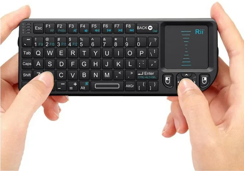 Ultra-Mini-Funktastatur mit Touchpad-Maus für Laptops/Computer/IPTV/Smart-TV/Android-Box