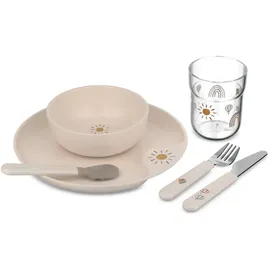 Mepal Mio Kinder Geschirr-Set, 6-teilig Forest Friends