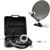 Xoro 38,5 cm Camping Satellitenantenne MCA 38 HD Set,