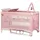 Chipolino Reisebett, Luna 2 Ebenen Wickelauflage klappbar Spielbogen Faltmatratze rosa Kunststoff, 60x120 cm, Babymöbel, Babybetten, Reisebetten