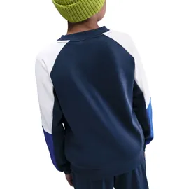 Nike Sportswear Dri-FIT Crew Neck Trainingsanzug Kinder 410 - midnight navy/white/game royal/white M (137-147 cm)
