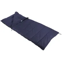 Polydaun Deckenschlafsack "Stormvogel Ecolight 85x210 cm navy", blau (navy), Schlafsäcke, B/L: 85cm x 210cm, umlaufender Reißverschluss, Obermaterial: 100% Baumwolle, L:210cm