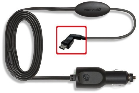 TomTom TMC-Empfänger KFZ für TOMTOM VIA + Start (Micro USB)