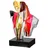Casablanca modernes Design Skulptur Mann aus Kunstharz und Marmor - glänzend - Mehrfarbig - Höhe 41cm x Breite 29cm - Männerfigur