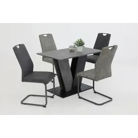 Hela Esstisch "JUDITH mit ABS-Kante", schwarz