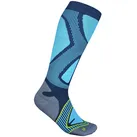 BAUERFEIND SPORTS Ski Performance Kompressionssocken Herren blau, 41-43, M