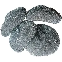 jean products Metall Topfreiniger 4er Set – Ø 100mm Drahtschwamm für Töpfe, Pfannen & Grills
