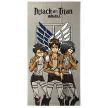 Cerdá Attack on Titan Handtuch 70 x 140 cm grau