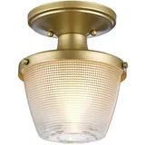 Elstead Lighting Deckenleuchte Innenleuchte Stahl Glas Messing IP44 Badezimmerlampe D 18,2 cm