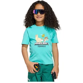 adidas Minecraft Terrex Kurzarm-t-shirt - Semi Mint Rush - 11-12 Jahre