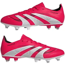 adidas Predator League SG - LUCRED/FTWWHT/CBLACK | 8 für Herren, rot, Größe 48 2⁄3 EU