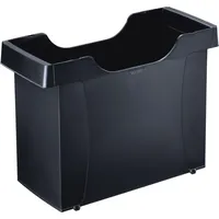 Leitz Hängemappenbox Uni-Box Plusschwarz (ohne Inhalt) Packung mit 2