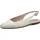 TAMARIS Damen Sling Pump flach, weiß, 41 EU