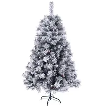 Svita Weihnachtsbaum Schnee Deko Tannenbaum Kunstbaum PVC 150 cm