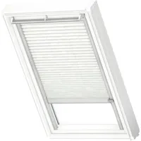 VELUX Plissee Dekor Klassik Weiß gemustert, alu Schiene: Premium
