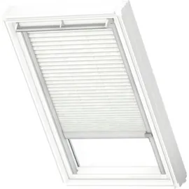 VELUX Plissee Dekor Klassik Weiß gemustert, alu Schiene: Premium