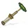 schlösser armaturen gmbh & co. kg KFR-Ventiloberteil 1" lang Absperrventil gold