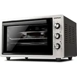 G3 Ferrari G10152 Backofen 37 L 1500 W Schwarz, Edelstahl - Schwarz