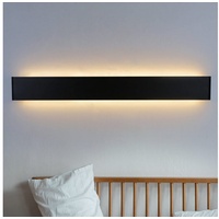 ZMH LED Wandleuchte Modern Nacht- Flurlampe Beleuchtung Metall Wohnzimmer, 1 Stück, LED fest integriert, Warmweiß, 1 Stück weiß Ø 76 cm