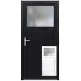 PANTO K 504 links 88 x 198 cm anthrazit/weiß