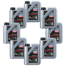 8x 1L LIQUI MOLY 21633 Motoröl 2T Motoroil Race Tec 2 Takt Rennsport Racing