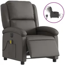vidaXL Relaxsessel 55,6 x 99,5 x 74,1 cm Grau elektrisch