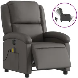vidaXL Relaxsessel 55,6 x 99,5 x 74,1 cm Grau elektrisch