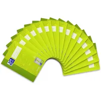 Oxford Schulheft A5, 16 Blatt, Lineatur 1, liniert, 15 Stück