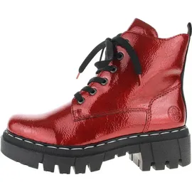 Rieker Damen Klassische Stiefeletten 74020, Frauen Stiefeletten,Booties,halbstiefel,Kurzstiefel,uebergangsschuhe,rot (33),38 EU / 5 UK