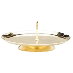 Kerzenhalter zum Stellen, gold, 7,5 cm Ø, 4 Stück