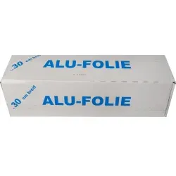 Papstar Alufolie 95689 , Format: 130 m x 29 cm, in Faltschachtel