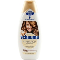 Schauma MANDELMILCH Shampoo 1 x 400ml XXL Flasche - für empfindliches Haar -