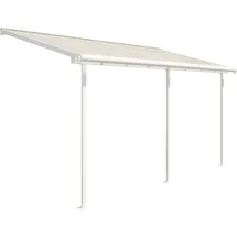 CANOPIA Terrassenüberdachung Sierra 230 x 447 cm weiß