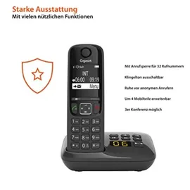 Gigaset AS690A schwarz