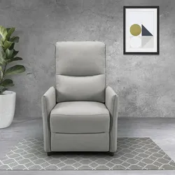 Relaxsessel INOSIGN "CURRIE, mit Liegefunktion, Webstoff-Bezug, Federkern", grau (hellgrau), B:69cm T:90,5cm, Sessel, Ruhe-Sessel, Lese-Sessel, TV-Sessel