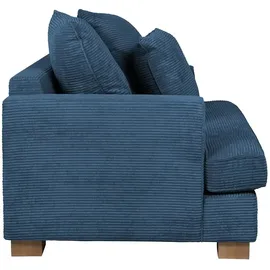 Soho Sessel Franka Kunstleder 136 x 87 x 103 cm Türkis/Petrol mit Kissen