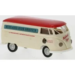 BREKINA 32732 1:87 VW T1b Kasten, Midland Sign Service, 1960