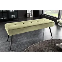 Riess-Ambiente Sitzbank Boutique Grün 100 x 45 x 35 cm