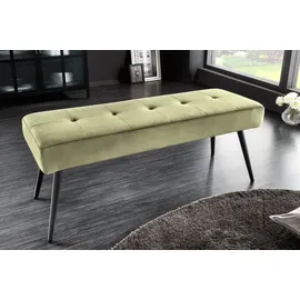 Riess-Ambiente Sitzbank Boutique Grün 100 x 45 x 35 cm