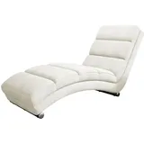 Mirjan24 Relaxliege, Ecru, Textil, Rechteckig, 62x84x180 cm, Wohnzimmer, Sessel, Relaxliegen