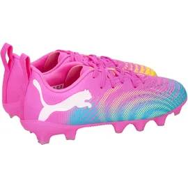Puma Future 9 Play AG/FG Kinder Poison Pink/Sun Stream/Bright Aqua 29