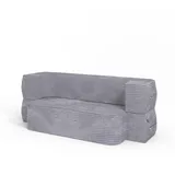 VitaliSpa Sofa Lille, Grau, 190 cm mit Schlaffunktion