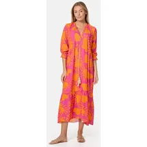 pm selected Maxikleid Strandkleid mit Muster Blau 32