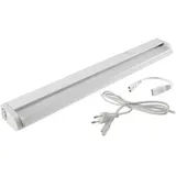 ChiliTec LED Unterbauleuchte 36cm 5Watt 490 Lumen - LichtfarbeWeiß Warmweiß einstellbar Lichtleiste für Küche Bad Büro Regal - Schwenkbar Neigbar