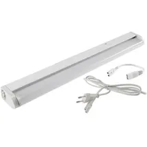 ChiliTec LED Unterbauleuchte 36cm 5Watt 490 Lumen - LichtfarbeWeiß Warmweiß einstellbar Lichtleiste für Küche Bad Büro Regal - Schwenkbar Neigbar